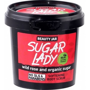 Beauty Jar SUGAR LADY - minkštinamasis kūno šveitiklis 200 g